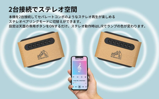 Victor ポータブルワイヤレススピーカー SP-WM01BT | ウッドボディ