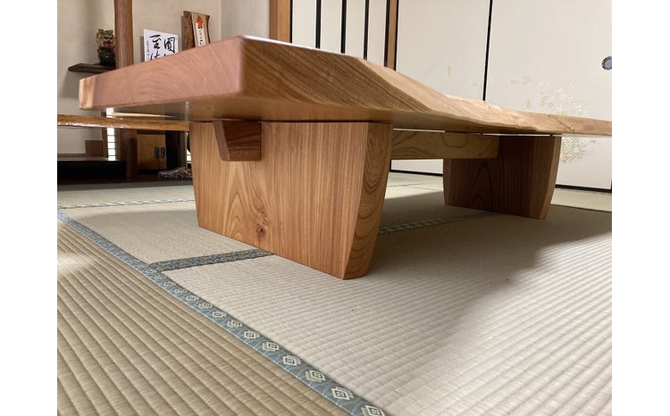 2004001】欅無垢一枚板座卓 - 岐阜県富加町｜ふるさとチョイス