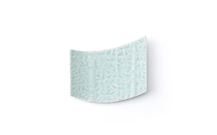 伊万里焼/畑萬陶苑】モイスト 竹形銘々皿 - 佐賀県NPO支援｜ふるさと