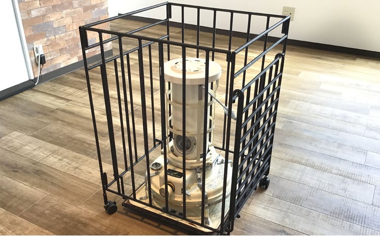 キャスター付き】 ストーブガード Lサイズ 【 アラジン、トヨトミ