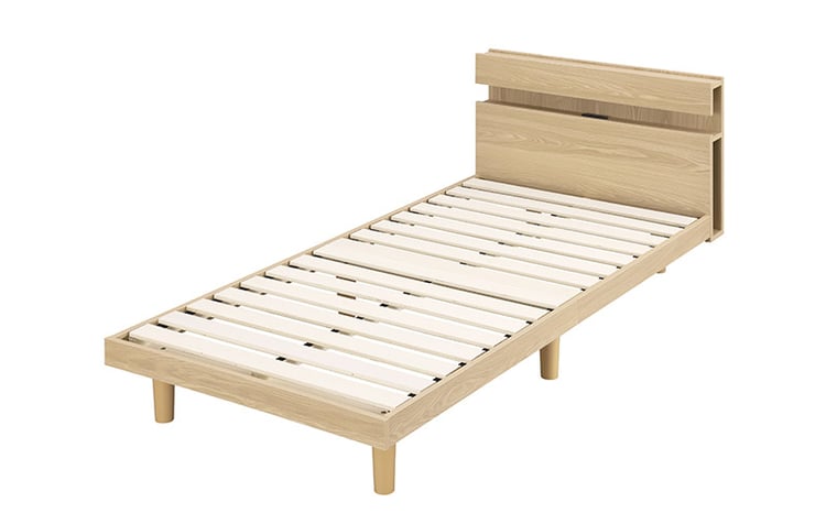 すのこベッド ナチュラル ベッド シングル アイリスオーヤマ SNBS-S