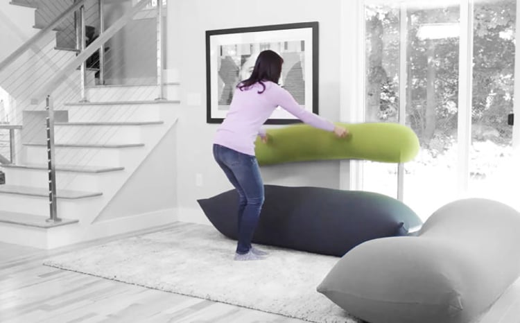 ☆週末限定お値下げ☆【メンテ済】Yogibo Short ラベンダー 手渡し割引