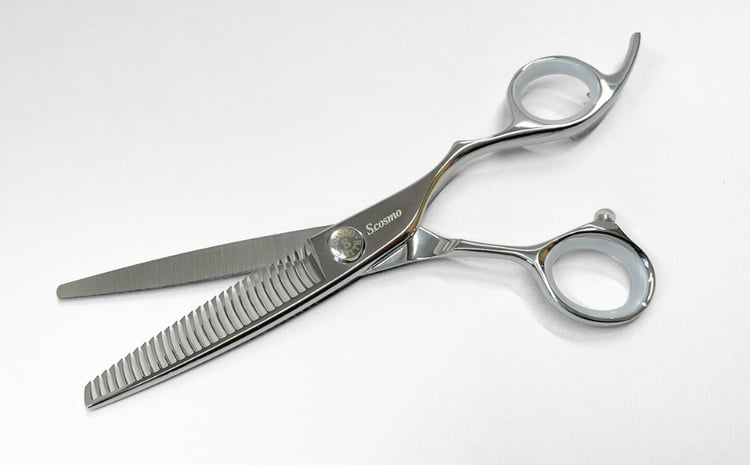 コスモ・スミス] プロ用理美容鋏 YW-283RW正刃 セニングシザー すきば