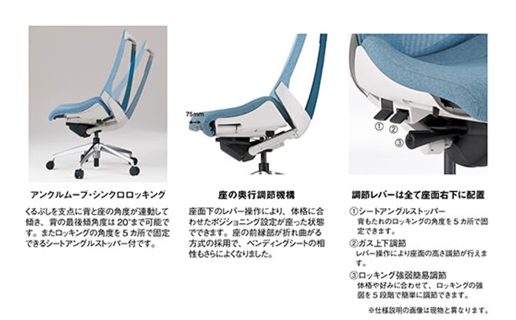 イトーキ アクトチェア ブラック オフィスチェア【メッシュ