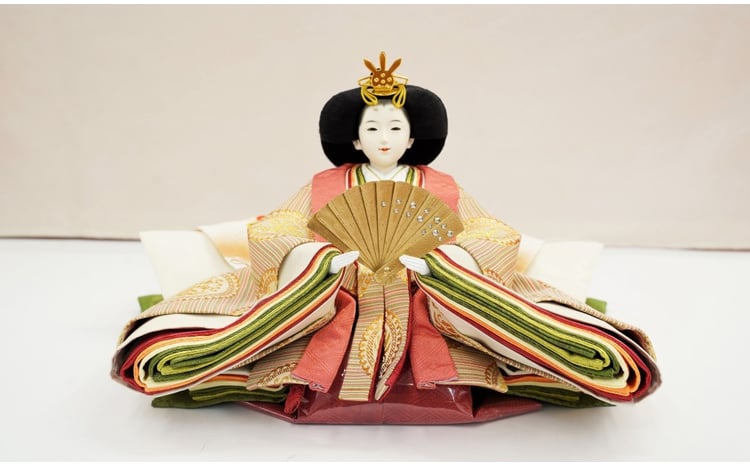 飾り台セット“正倉院”】人形作り40年 “平安天鳳”作 京都西陣織 正倉院
