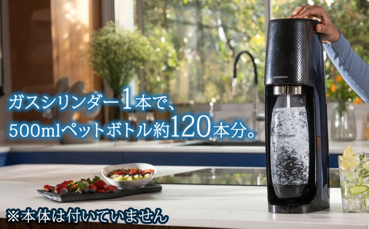 ソーダストリーム ガスシリンダー 新規購入用 60L 2本セット 炭酸水 水