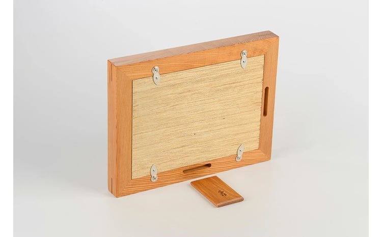 屋久杉で創った】 写真立て(2L判) (高橋工芸/020-1999) 工芸品 写真