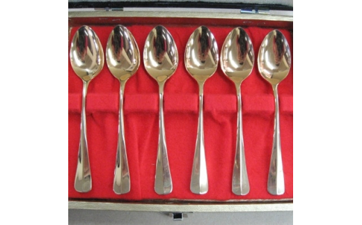 金メッキ付きティスプーン6本セット FCSF011020 - 新潟県燕市