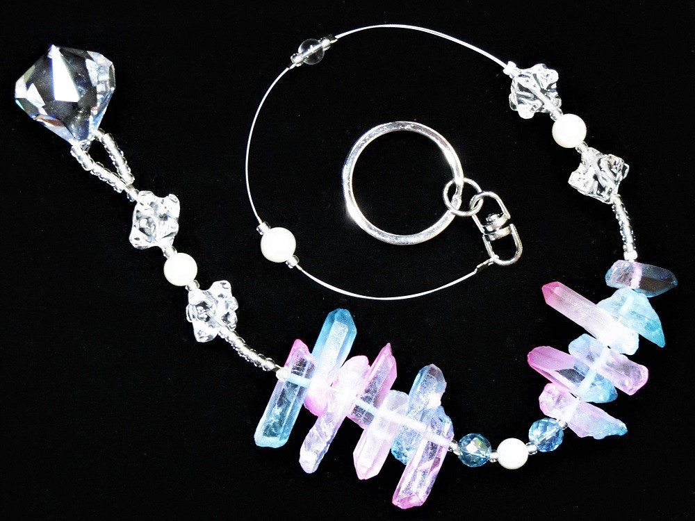 オリジナル天然石サンキャッチャー「Angel light～天使の光～」【007C