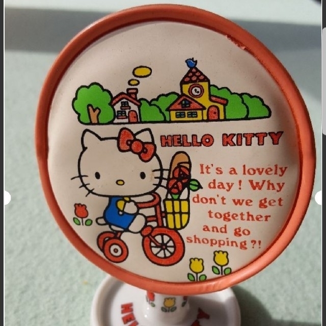 サンリオ - ハローキティ陶器製スタンドミラー70年代の通販 by ちゃや