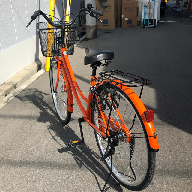 26インチ ママチャリ オレンジ お買得‼︎の通販 by 二輪ショップ 鈴創