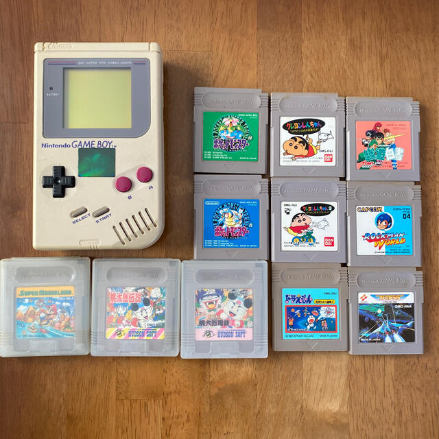 ゲームボーイ - 初代ゲームボーイ本体、ソフト11枚の通販 by