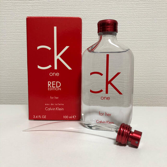 Calvin Klein - ck one red for her 100mlの通販 by shop｜カルバン