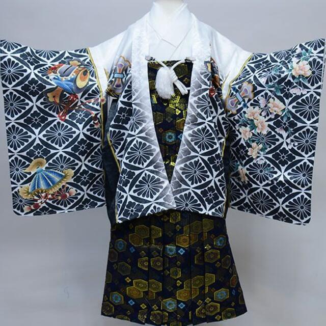 七五三 五歳 男児 羽織袴フルセット M寸 袴変更可能 NO34270の通販 by