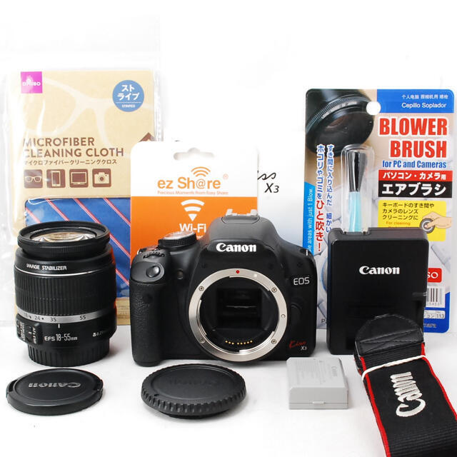 ❤️初心者・女性に❤️スマホ転送❤️Canon kiss X3 - power