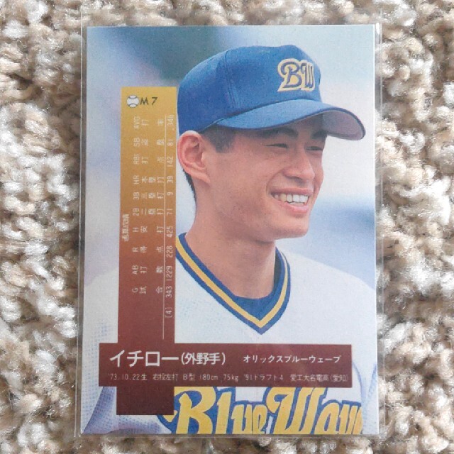 オリックス・バファローズ - イチロー BBM 96 レアカード ホログラムの