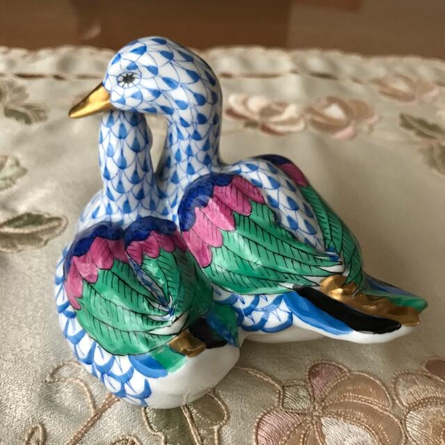 HEREND ヘレンド フギュリン 置き物 カモ鴨 ヘレンド フィギュリン
