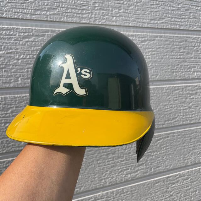 アスレチックス MLB純正ヘルメット 未使用 レトロ品 メジャーリーグ