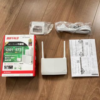 Buffalo - BUFFALO Wi-Fi 6 対応中継機 WEX-1800AX4EAの通販 by