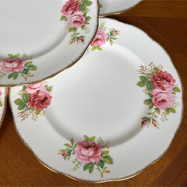 レア美品】ロイヤルアルバート☆アメリカンビューティー☆ディナー皿 5枚