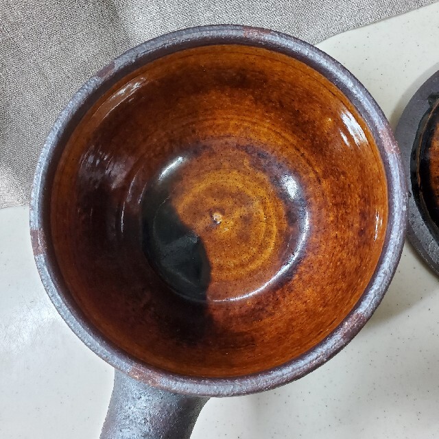 岩井窯 （山本教行）蓋付片手土鍋 【小】の通販 by ganguroko's shop