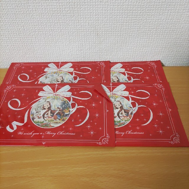 ポストカード5枚セット安室奈美恵クリスマス美脚フォト新品未開封