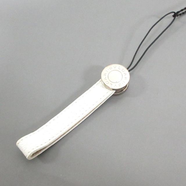 BVLGARI - BVLGARI(ブルガリ) 携帯ストラップ - 白の通販 by ブラン