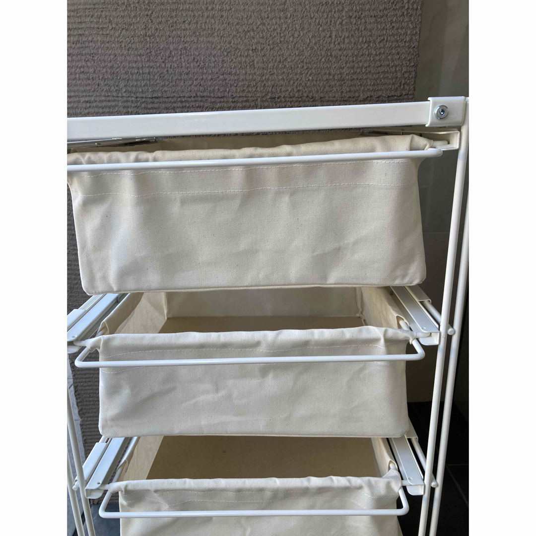 MUJI (無印良品) - 無印良品 スチール 収納 引き出し 帆布 ユニット