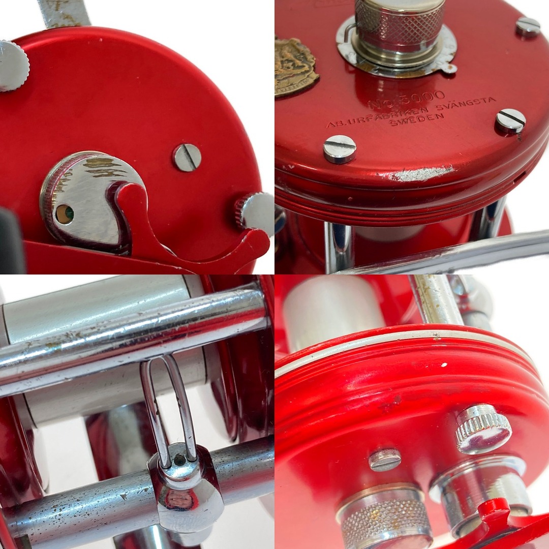 □□ABU ベイトリール アンバサダーNo.5000 赤の通販 by なんでも