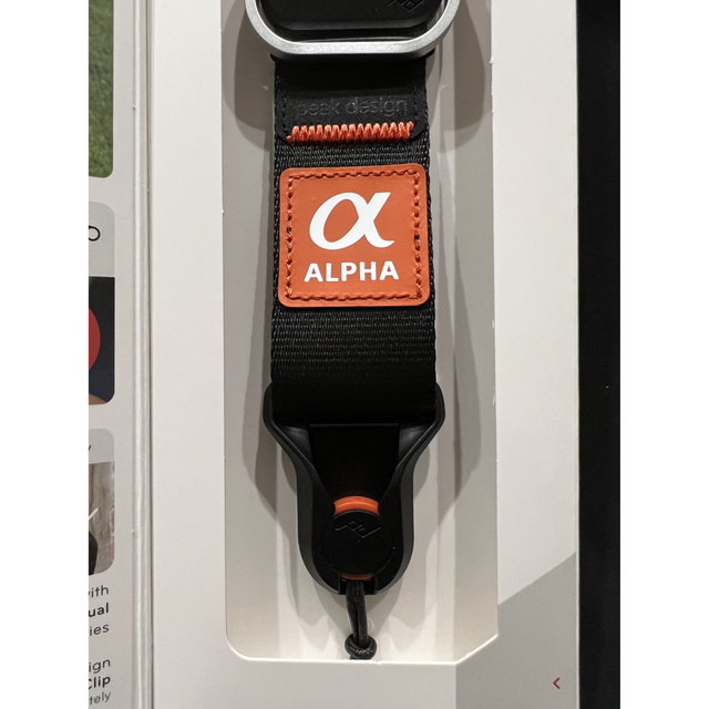 新品 ピークデザイン スライドライト SONY αエディション シナバー