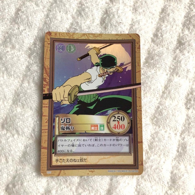 ONE PIECE - 旧 ワンピースカード ゾロ 鬼斬りの通販 by ringo's shop