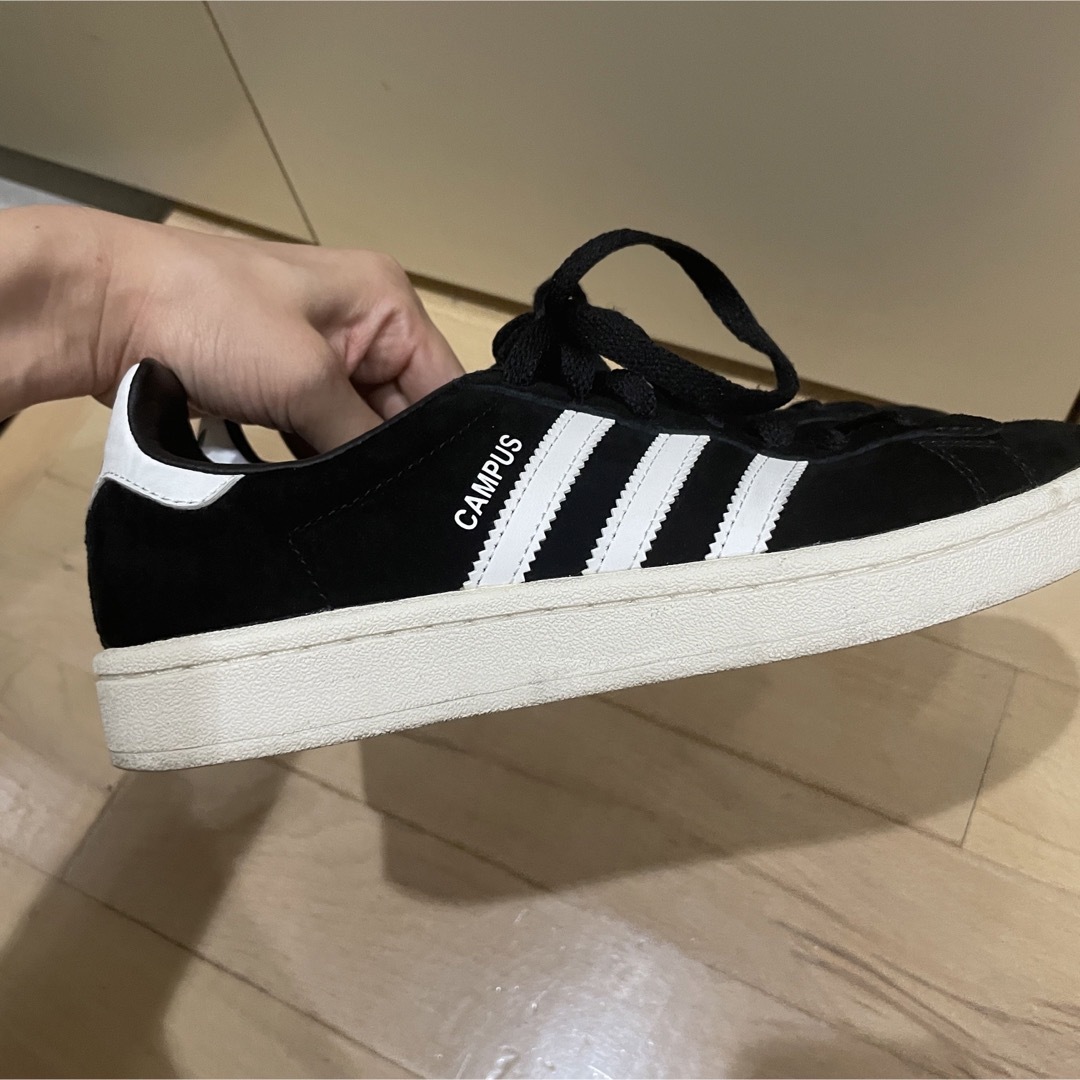 adidas - adidas アディダス キャンパス 黒 23.5の通販 by みっち's