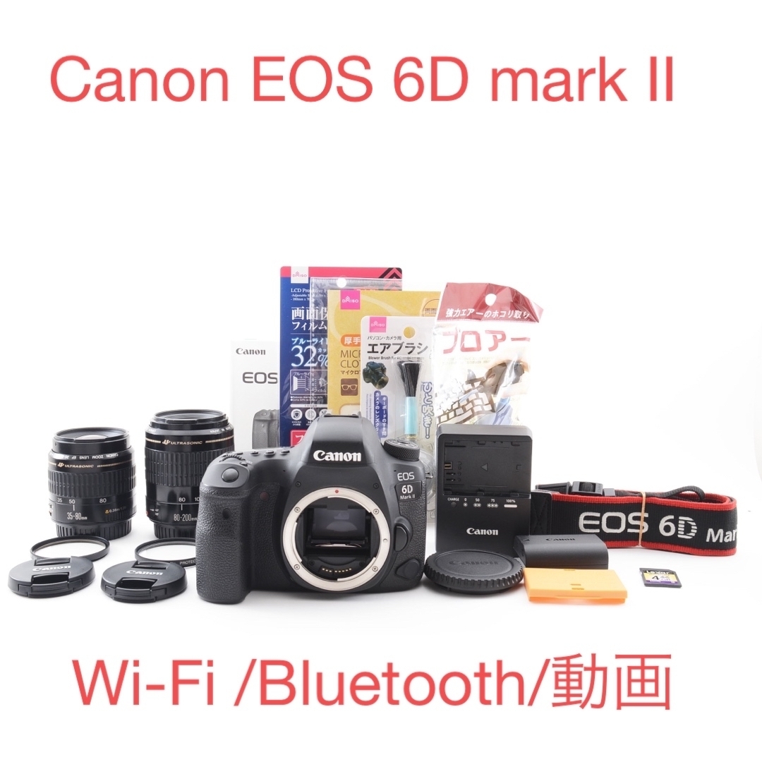 Wi-Fi&動画/Canon EOS 6D Mark II標準レンズセット