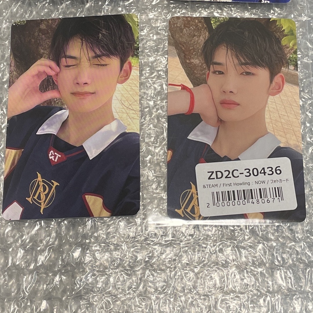 &team トレカ JO ラキドロ 直筆サイン 2枚 セット &team トレカ JO