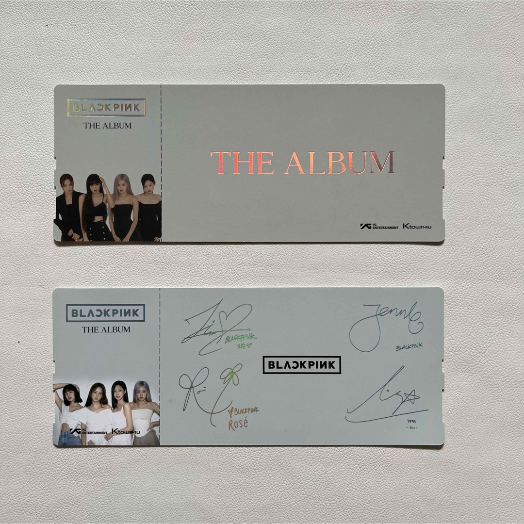 BLACKPINK - BLACKPINK THE ALBUM Ktown4u特典 メモリアルチケットの