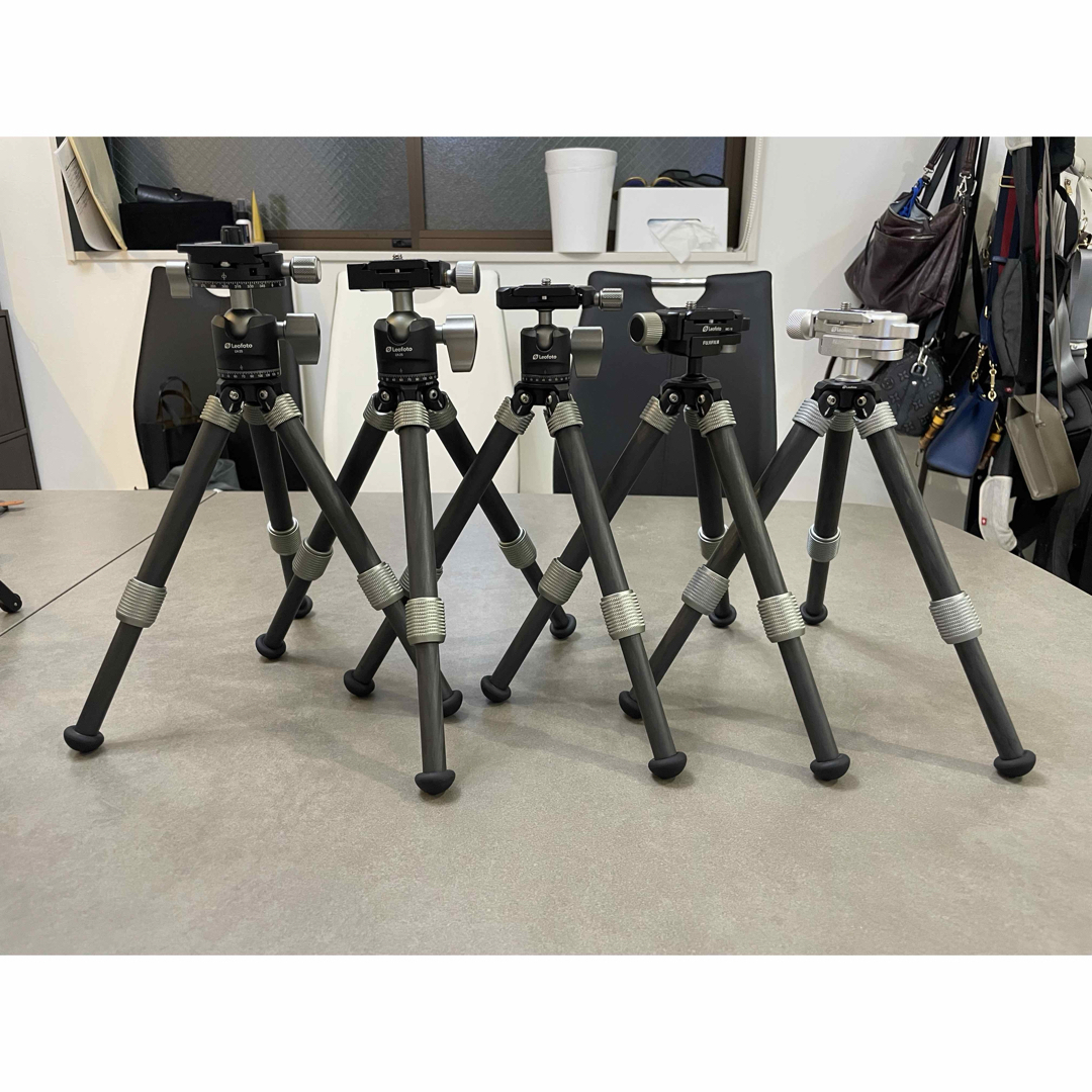 Leofoto MT-02Pro三脚+MBC-18ブラック雲台セットカーボンミニの通販 by
