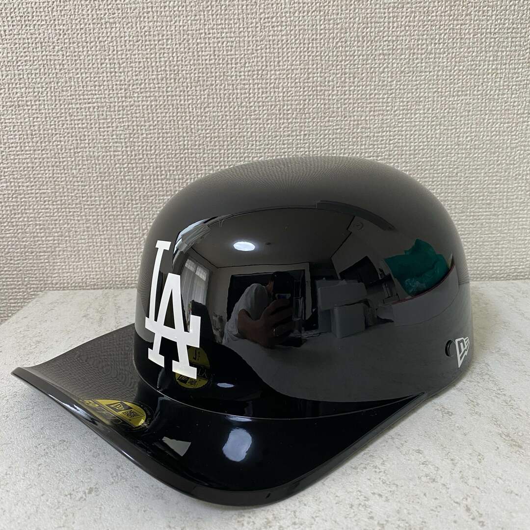 ニューエラ風 ヘルメット 半キャップ ベースボールキャップの通販 by