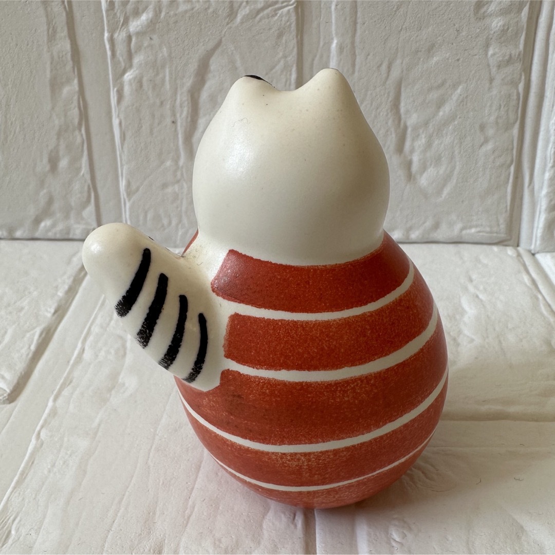 Lisa Larson - レア！ リサ ラーソン スウェーデンのまねくねこ 赤