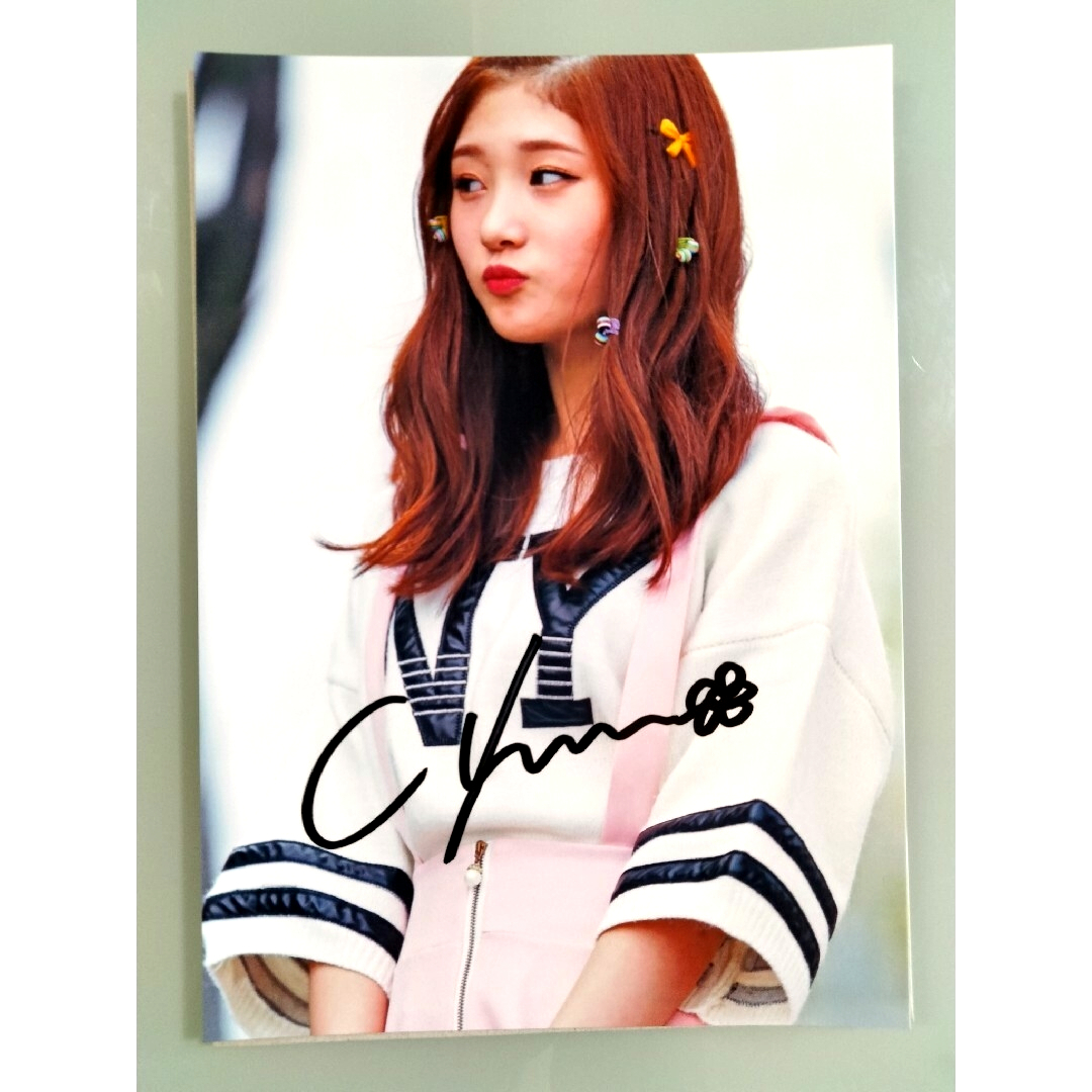 チョン・チェヨン直筆サイン入り2Lサイズ写真…Jung Chae yeonの通販 by