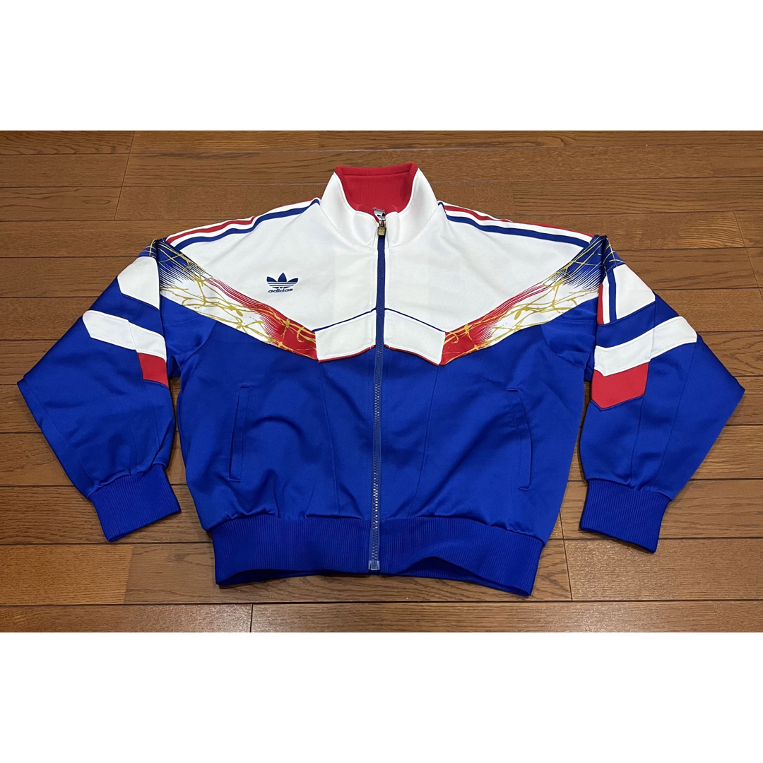 adidas - adidas トレフォイルロゴ デサント製 マルチカラー トラック