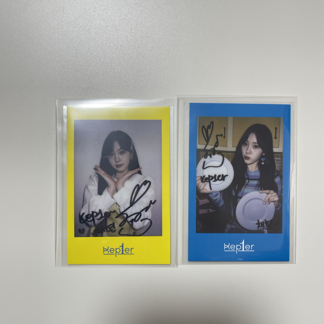 Kep1er チェヒョン ヨントン 当選ポラロイド チェキ 落書きあり Kep1er