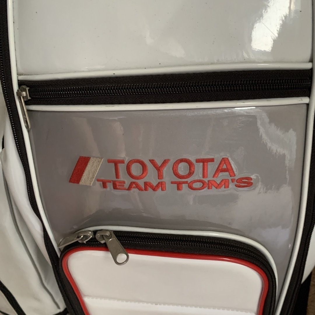 ゴルフ豪華エナメルキャディバッグ TOYOTA TOM'S の通販 by プー's