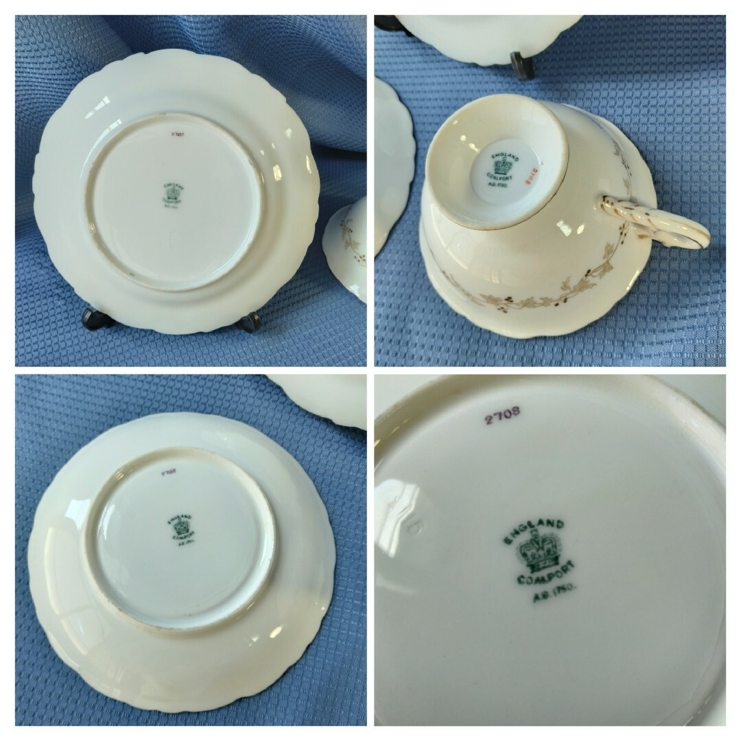 WEDGWOOD - coalport コールポート 1920's ヴィクトリアン ティー