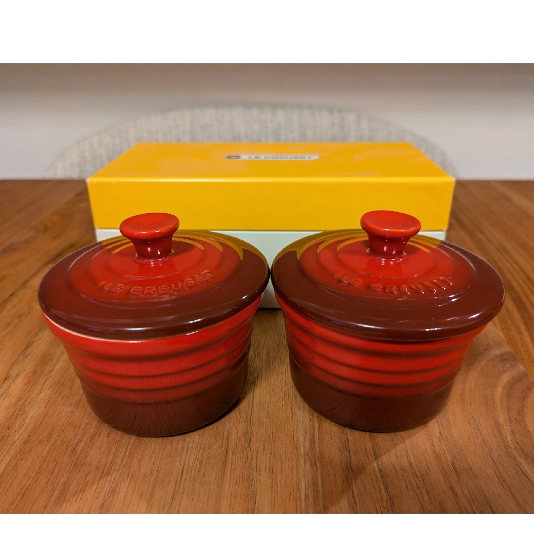 LE CREUSET - ル クルーゼ ミニココット 2個セットの通販 by Haru's