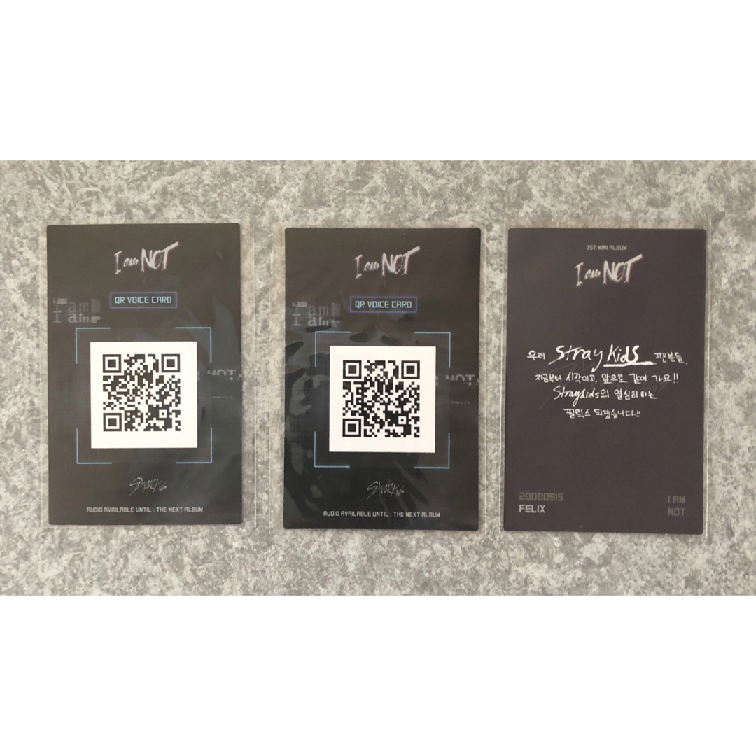 幼少期トレカ フィリックス Stray Kids I am NOT 3枚セットの通販 by