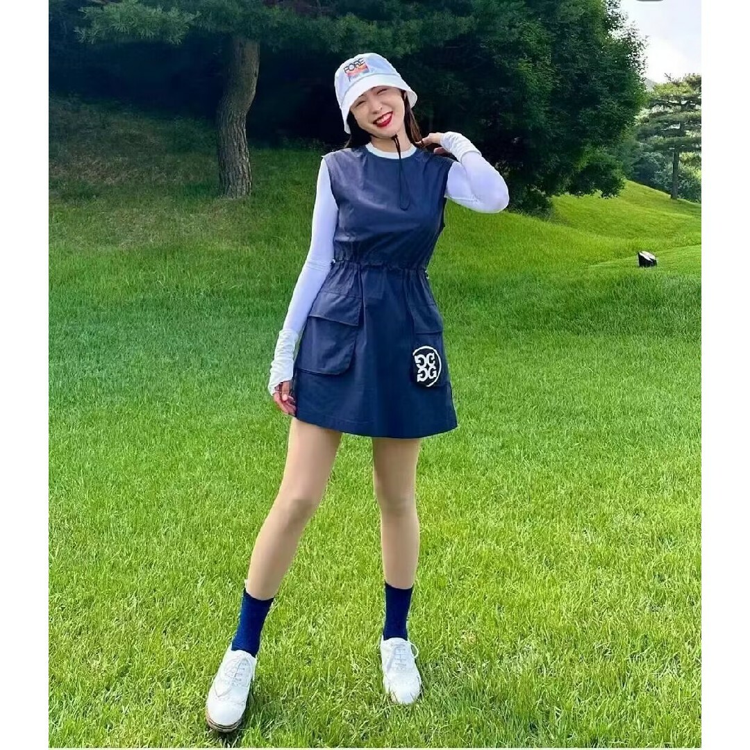 ジーフォア ゴルフ ウェア レディース ワンピース 半袖 ジーフォアG