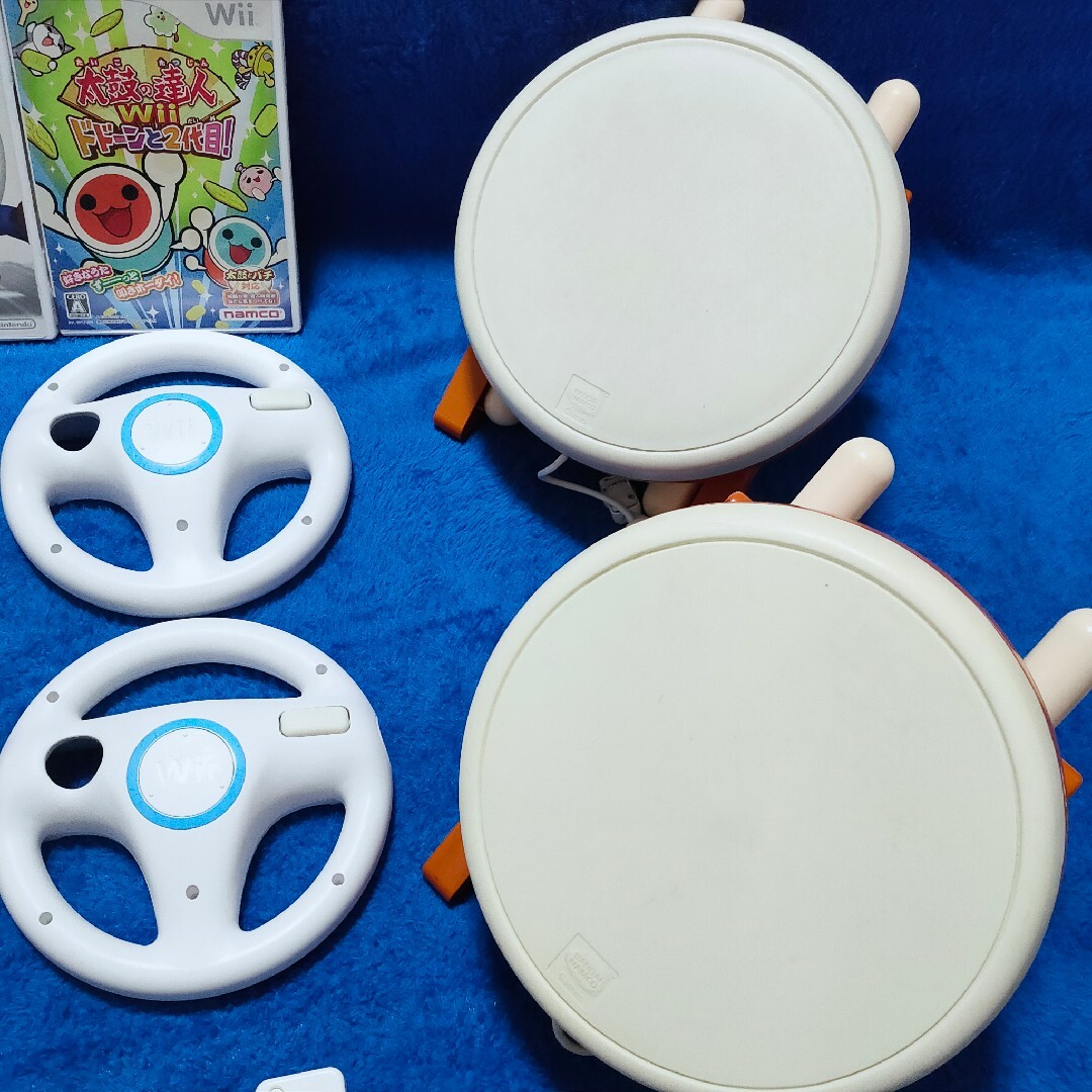 Wii U - 【太鼓の達人&マリオカートセット】Wii U タタコン ハンドル