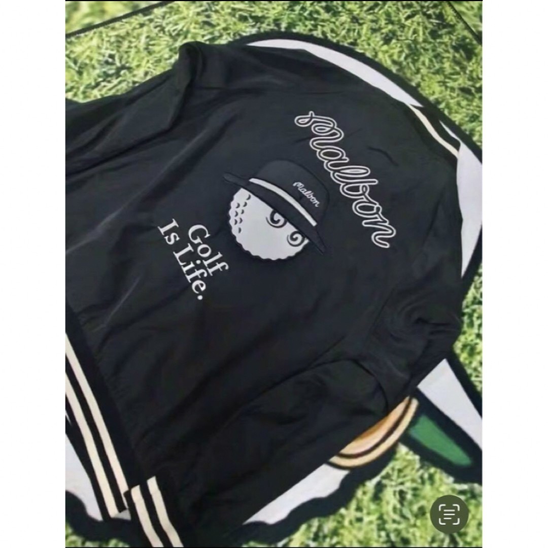 XL マルボンゴルフ MALBON GOLF シャツ スタジャン ジャケットの通販