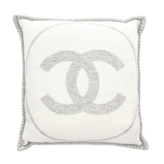 CHANEL - CHANEL シャネル/ココマークカシミヤ混クッション/グレー/A