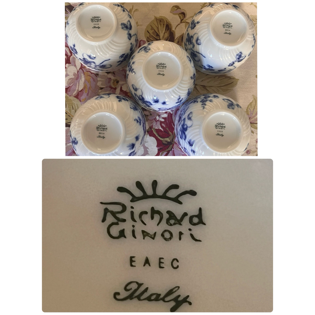 Richard Ginori - 【新品】リチャードジノリ☆ローズブルー☆お湯呑み